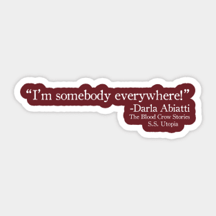 TBCS Quote Line - Darla Sticker